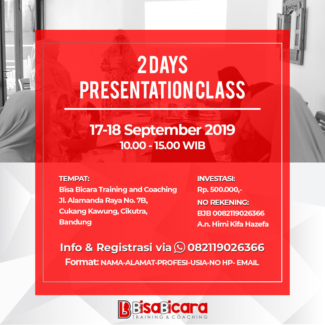 kelas presentasi 2 hari