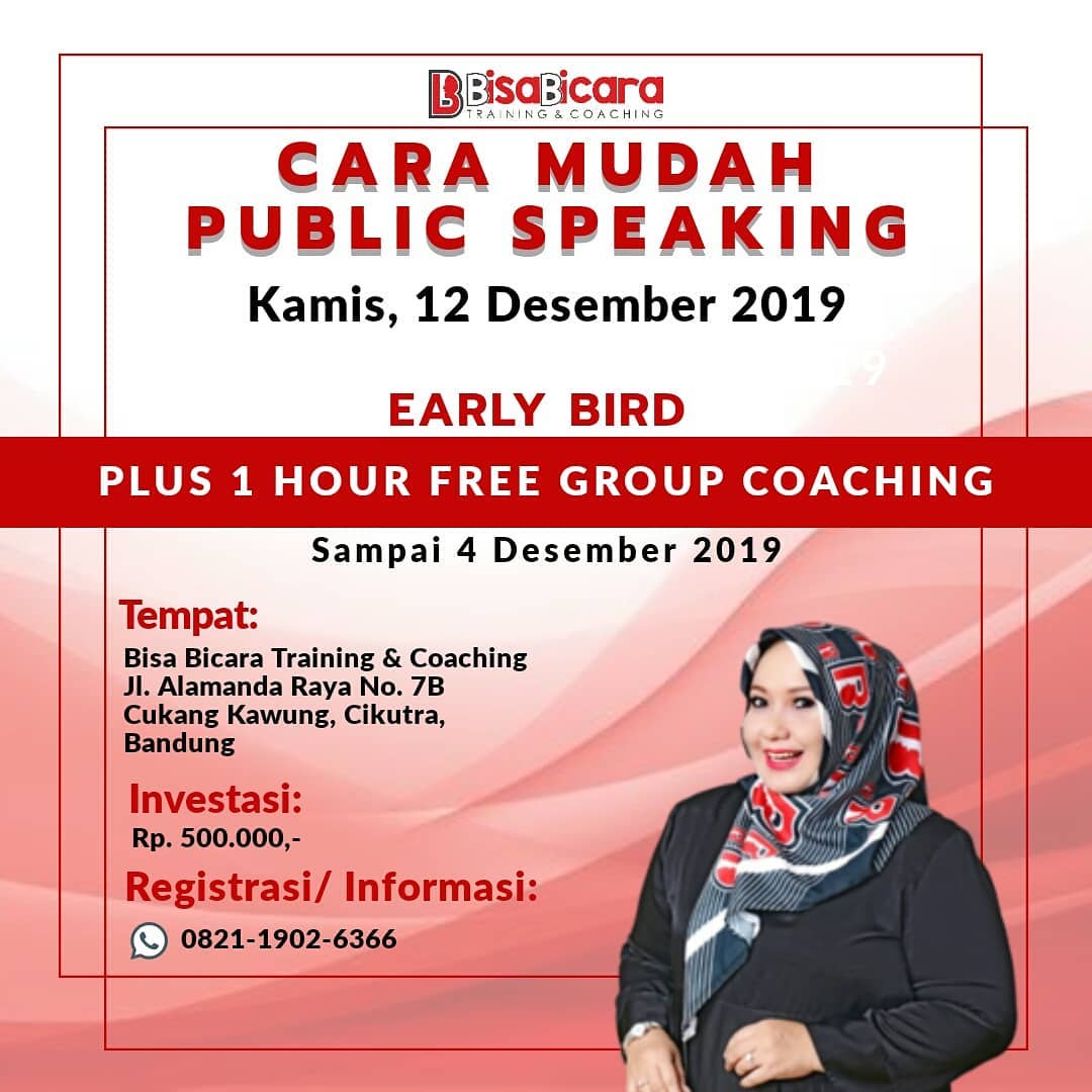Cara Mudah Public Speaking Desember 2019