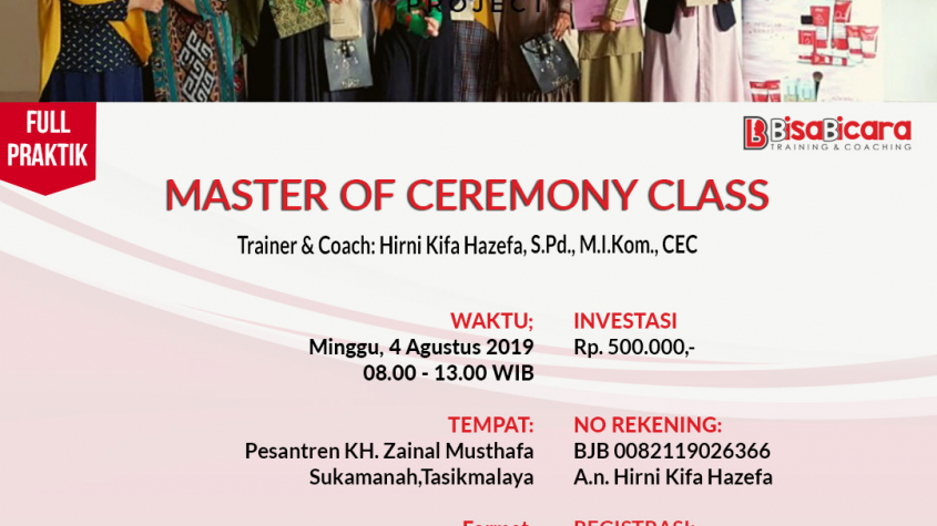 Kelas Master of Ceremony