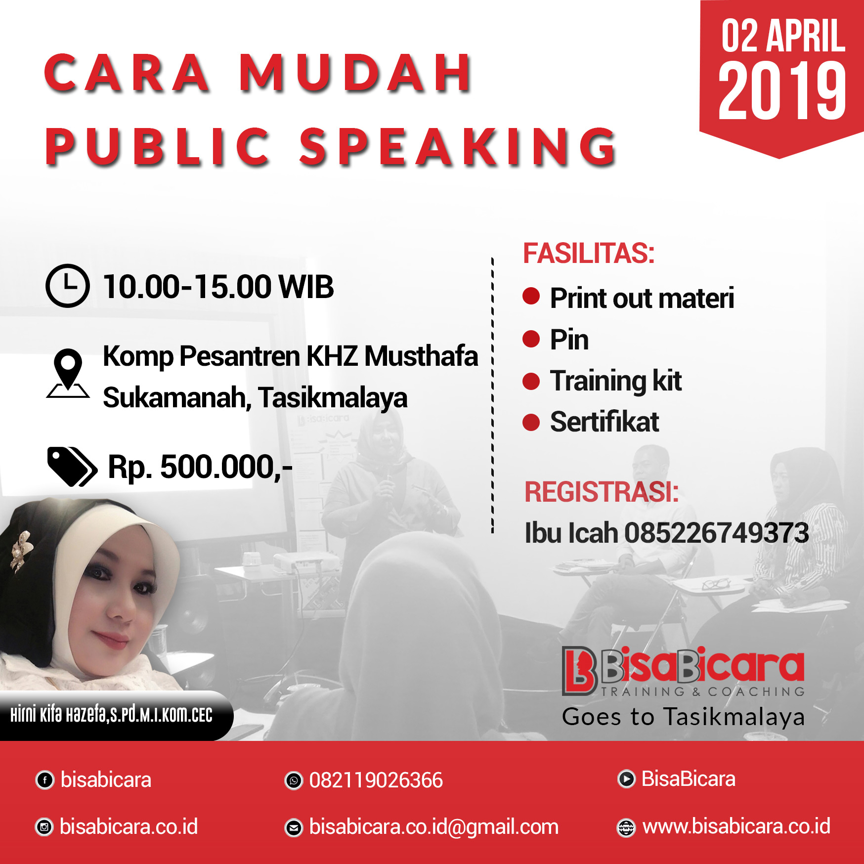 Cara Mudah Public Speaking Tasikmalaya